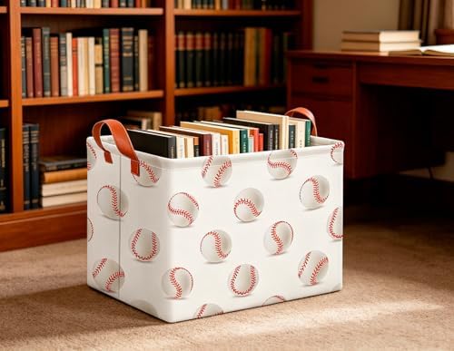 CLOCOR Rectangular Storage Basket, Collapsible Fabric Storage Container - Image 3