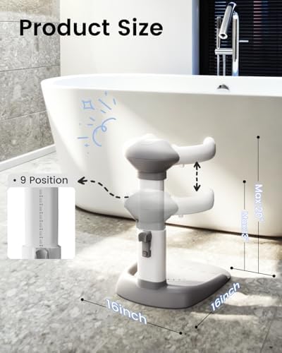 COOSEYA Baby Bath with Shower Stand Support|Anti-Pinch Soporte para Bañera de - Image 5