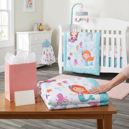 EVERYDAY KIDS 3 Piece Girls Crib Bedding Set - Image 2