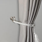 DeSS 2 Pack Curtain Holdbacks Curtain Tiebacks Hooks Wall Mounted Curtain Hooks - Image 5