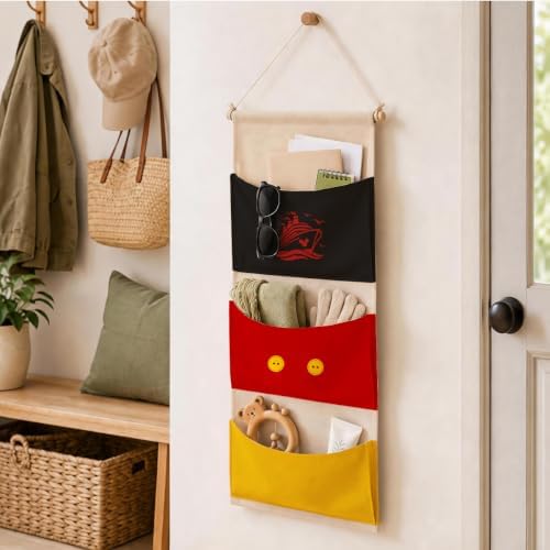 3-Pocket Hanging Wall Organizer, Cute Cruise Theme - Image 5