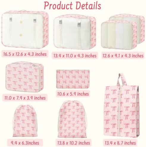 9 Set Packing Cubes for Travel Essentials - Image 2