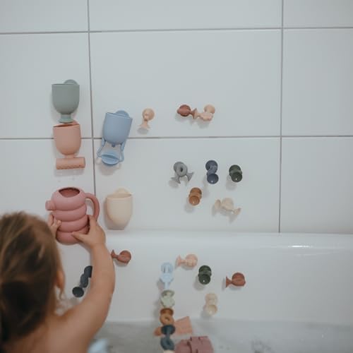 mushie Pour and Play Bath Toy Set | Interactive Water Play - Image 4