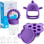 3-in-1 Baby Food & Fruit Feeder Set – Breastmilk Popsicle Mold by Gedebey