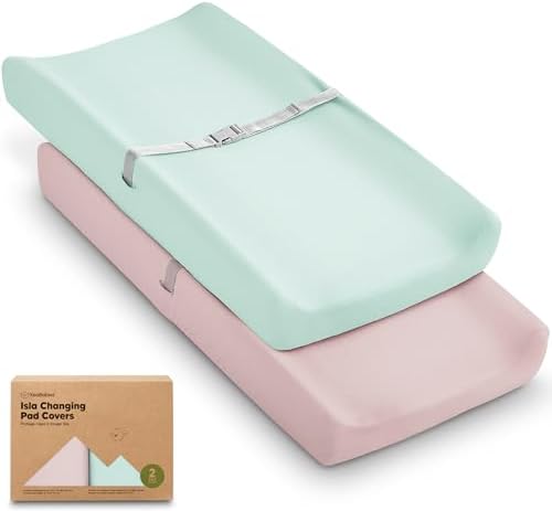 2-Pack Baby Changing Pad Cover for Girl by KeaBabies