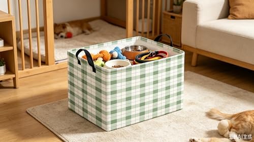 CLOCOR Rectangular Storage Bin, Waterproof Books Box, Gift Basket - Image 2
