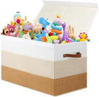 Large Toy Storage Box Chest for Kids, Sturdy Toy Box Bin Baskets by Mayniu