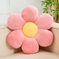 Kcvvcr Pink Flower Pillow, 19.6" Cute Flower Shaped Floor Pillow, Aesthetic by Kcvvcr