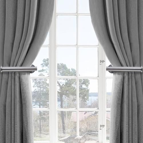 MaxMona Adhesive Curtain Holdbacks, No Drill Tie Backs, 2 Pack - Image 5