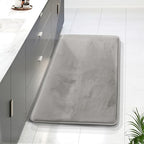 Clara Clark Bathroom Rugs, Velvet Memory Foam Bath Mat, Non-Slip Bath Rugs by ClaraClark