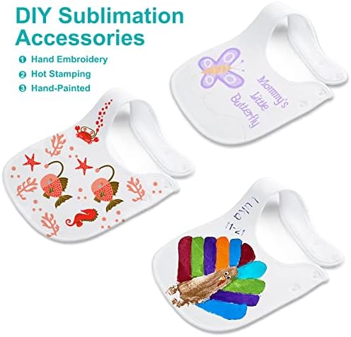 Baby Bibs Soft and Absorbent Cotton Bandana Bibs Set - Image 5