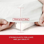 Cotton Changing Pad Cover White - Image 3