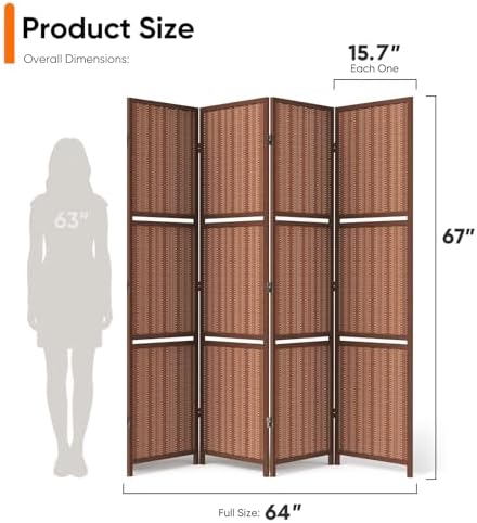 JOSTYLE Bamboo Room Divider - Image 2