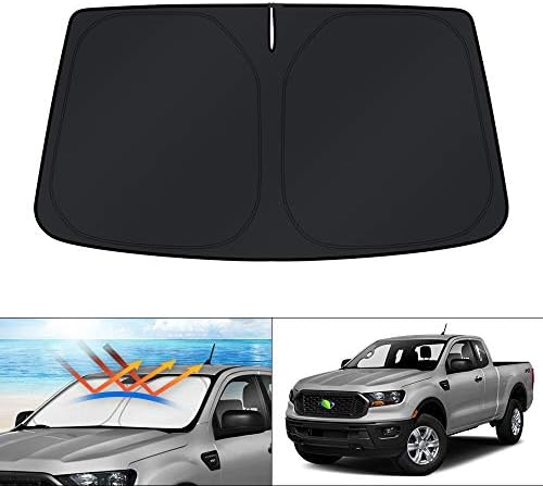 KUST Windshield Sun Shade for Ford Ranger Accessories 2019-2025 2026 Custom Fit by KUST