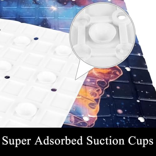 Non Slip Bathtub and Shower Mat 26.8x15.1 inch, Bath Mat - Image 3