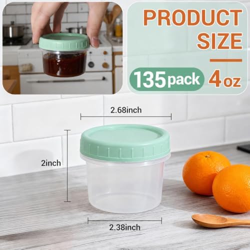 DEMORA 4 oz Plastic Food Containers - Image 2