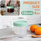 DEMORA 4 oz Plastic Food Containers - Image 2