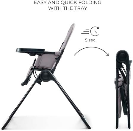 Kinderkraft BINCI Folding High Chair - Image 2