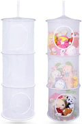 Basumee Hanging Stuffed Animals Storage, 2 Pack Mesh Plush Storage by Basumee