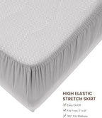 Baby Crib Sheets for Boys Girls, Toddler Bed Sheets Fitted for 52x28 Inch - Image 6