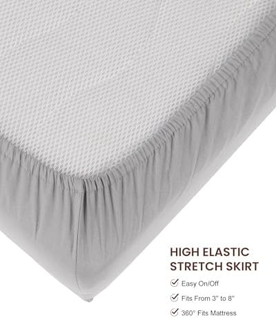 Baby Crib Sheets for Boys Girls, Toddler Bed Sheets Fitted for 52x28 Inch - Image 6