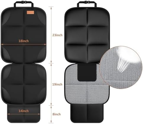 SMART ELF Car Seat Protector, Thickest Padding and Non-Slip Backing - Image 5