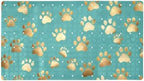 Bathtub Mat Non Slip 26.8x15.1In, Dogs Paws Bath Mat by Anna+Cowper