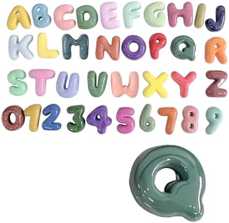 4 Inch Gypsum Letter or Number for Wall Decor, Single Alphabet or Digit for by Train2decor
