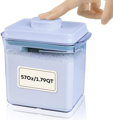 Bop Top Airtight Food Storage Containers | Pop-Top Lid | 7 Cups / 57 Oz by iChewie