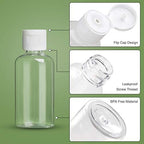 MMonDod 25 Pack 1.7oz/50ml Plastic Empty Bottles - Image 3