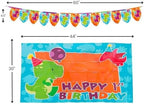 Fun Express Little Dino Happy 1st Birthday High Chair Decorating Kit – Baby - Image 2