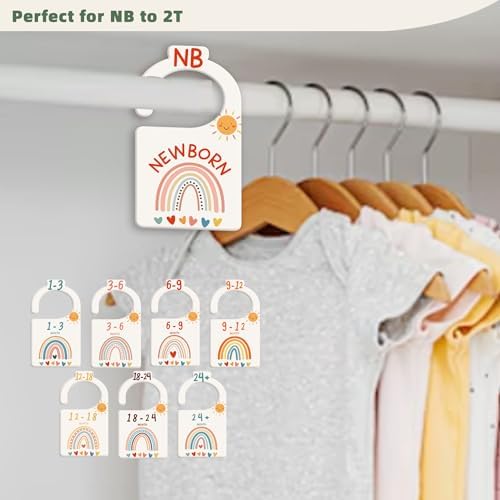 JMOST Boho Rainbow Baby Closet Dividers - Image 4