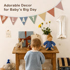 Playroom Decor, Play Sign Wall Pennant Banner Flags 5.5Ft - Image 6