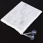 DEALPEAK Bath Toy Organizer Mesh Bag Baby Bathtub Hanging Storage Bag Quick - Image 3