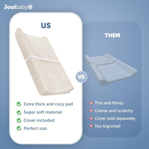 Jool Baby Soft Changing Pad + Washable Cover - - Image 4