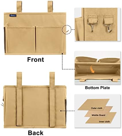 Surblue Bedside Caddy Hanging Organizer Bedside Storage Bag - Image 2