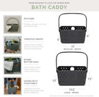 Parker Baby Co. Quick-Dry Bath Caddy Organizer - Image 4