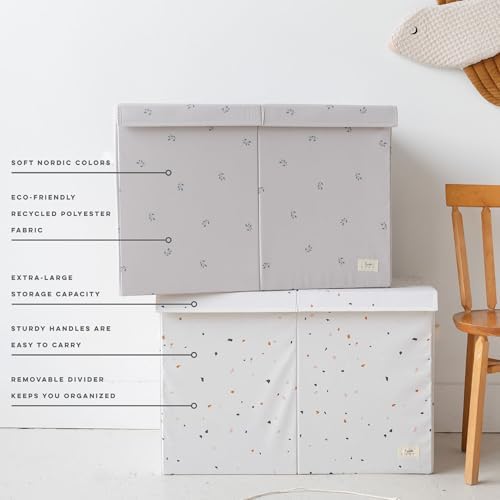 3 Sprouts Recycled Fabric Toy Chest, Extra Large, - Image 3
