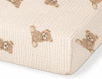 Organic Pack and Play Sheets Fitted 38”x26”Playard Bedding Sheet Bed Cover by Knirose