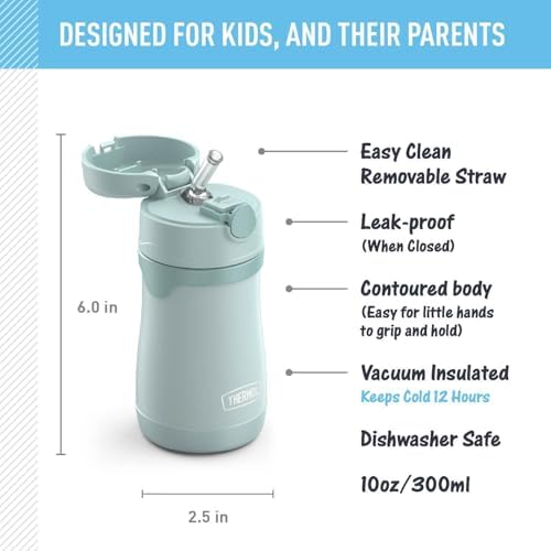THERMOS BABY 10 ounce Stainless Steel Vacuum Insulated Straw Bottle - Image 2