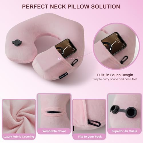Keemall Inflatable Travel Neck Pillow - Image 6