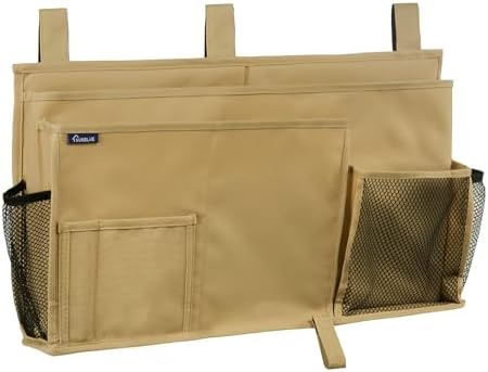 Surblue Bedside Caddy Hanging Bed Organizer Storage Bag Pocket by SURBLUE