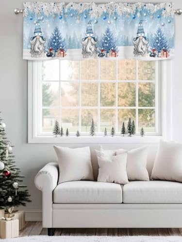 Vandarllin Christmas Gnome Valance Curtains - Image 4