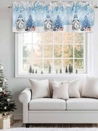 Vandarllin Christmas Gnome Valance Curtains - Image 4
