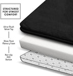 Clara Clark Bathroom Rugs, Velvet Memory Foam Bath Mat, Machine Washable Bath - Image 6