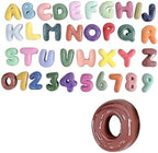 4 Inch Gypsum Letter or Number for Wall Decor, Single Alphabet or Digit for by Train2decor