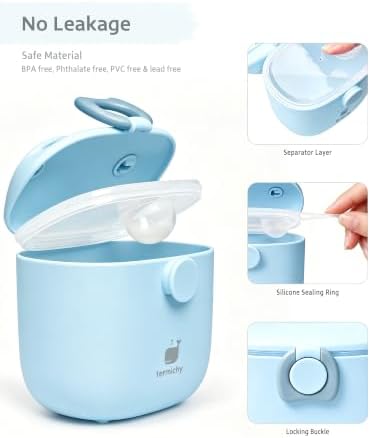 Termichy Baby Formula Dispenser On the Go: Portable Container - Image 2