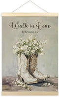 TLESKE Christian Western Cowgirl Wall Art Poster, Bible Verses Wall Decor by Unknown