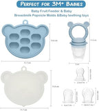 Baby Breastmilk Popsicle Molds & Fruit Feeder, Baby Food Freezer Tray Storage - Image 3