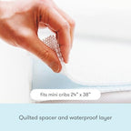 Newton Baby Waterproof Mini Crib Mattress Pad, Breathable - Image 7